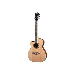 Guitares EKO - NXT A100ce LH Guitares naturelles avec table en épicéa, dos et côtés en acajou, manche en acajou, touche en roupana sud-américaine - Product Image 1