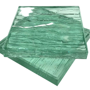 Vidrio templado transparente termofundido con textura <span class=keywords><strong>de</strong></span> agua <span class=keywords><strong>de</strong></span> <span class=keywords><strong>océano</strong></span>, vidrio fundido laminado con patrón único - Product Image 4