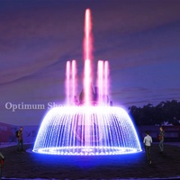 Harga Terjangkau Desain Animasi 2D 3D Kustom Gratis Peralatan Taman Air Modern Air Mancur Menari Taman Luar Ruangan