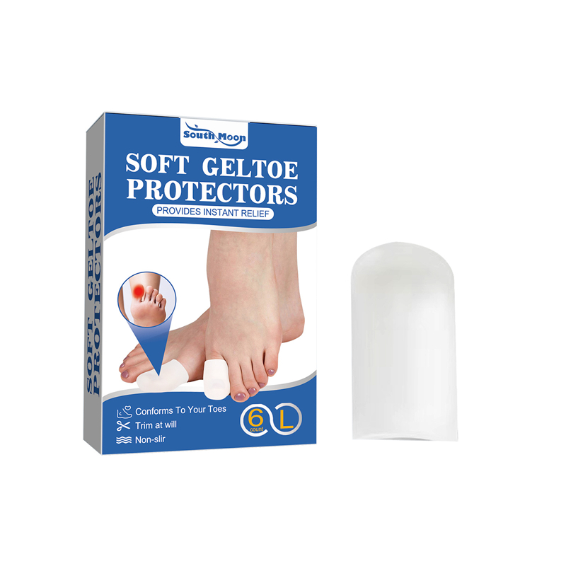 Soft gel toe protectors