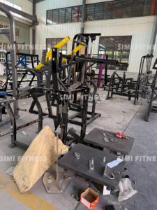 SM Machine à <span class=keywords><strong>Squat</strong></span> à Cinture à Charge par Plaques de Haute Qualité pour Salle de Sport Commerciale, Grande Capacité de Charge, pour l'Entraînement des Quadricipèdes, des Fessiers et des Ischio-jambiers, Style LB <span class=keywords><strong>Hammer</strong></span> - Product Image 6