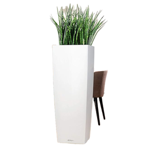Vente directe d'<span class=keywords><strong>usine</strong></span> pas cher traditionnel carré blanc grand auto-arrosage jardinière de légumes en plastique pour la culture des fleurs - Product Image 1