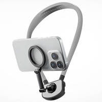 Logo/emballage personnalisés disponibles : Support magnétique pour le cou, support portable POV Vlog à dégagement rapide pour GoPro DJI Insta360 Phone