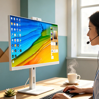Nouvel ordinateur de laboratoire scolaire tout-en-un 23,8/27 pouces, processeur Core I3, 4 Go de RAM, 128 Go de SSD, USB, Windows 10/11 Pro, ordinateur de bureau monobloc
