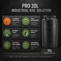 Draft Beer Keg 20l, Beer Keg Mini, Beer Keg Plastik, Beer Keg 30l, Supplier Beer Keg, Pengawetan Lebih Baik, Dapat Digunakan Kembali, Kokoh