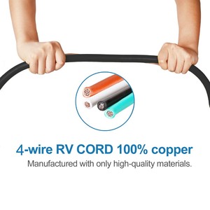 Cable de Extensión para Exteriores de Alta Resistencia 14/3 SJTW, con Certificación UL, Enchufe Plano Transparente NEMA 5-15P - Product Image 6