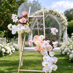 Segnaposto da Tavolo in Lino, Bambù e Rattan, con Cascata di Numeri, Specchio Acrilico Bordeaux, Cartello di Benvenuto per Matrimonio in Tessuto - Product Image 2