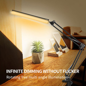 Joystar 12W stepless mờ bàn đèn cilp-on cánh tay có thể điều chỉnh nghiên cứu đọc bảng đèn mà không nhấp nháy - Product Image 5