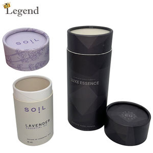 Vente en gros bon <span class=keywords><strong>prix</strong></span> <span class=keywords><strong>de</strong></span> haute qualité <span class=keywords><strong>bouteille</strong></span> en verre <span class=keywords><strong>blanc</strong></span> cylindre carton rond papier tube boîtes d'emballage pour cadeau cosmétique - Product Image 6