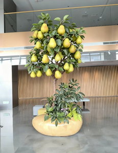 Árbol de Flores de Pera Artificial, Árbol de los Deseos con Flores Reales para Bodas, Hoteles, Centros Comerciales, Restaurantes, Decoración de Interiores y Exteriores - Product Image 5