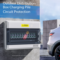 Nouvelle Boîte de Combinaison Électrique Industrielle Basse Tension pour Bornes de Recharge EV Extérieures Étanche, Type Boîtier de Courant Faible