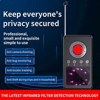 Detector de señal RF, buscador de errores inalámbrico, cámara oculta antiespía, rastreador GPS, escáner, dispositivo portátil de detección de agujeros