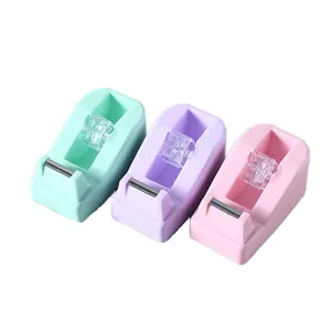 Hersteller liefern direkt makrons farbe kleines klebeband sitz kreative farbe schreibtisch büro klebeband maschine verpackung schneider