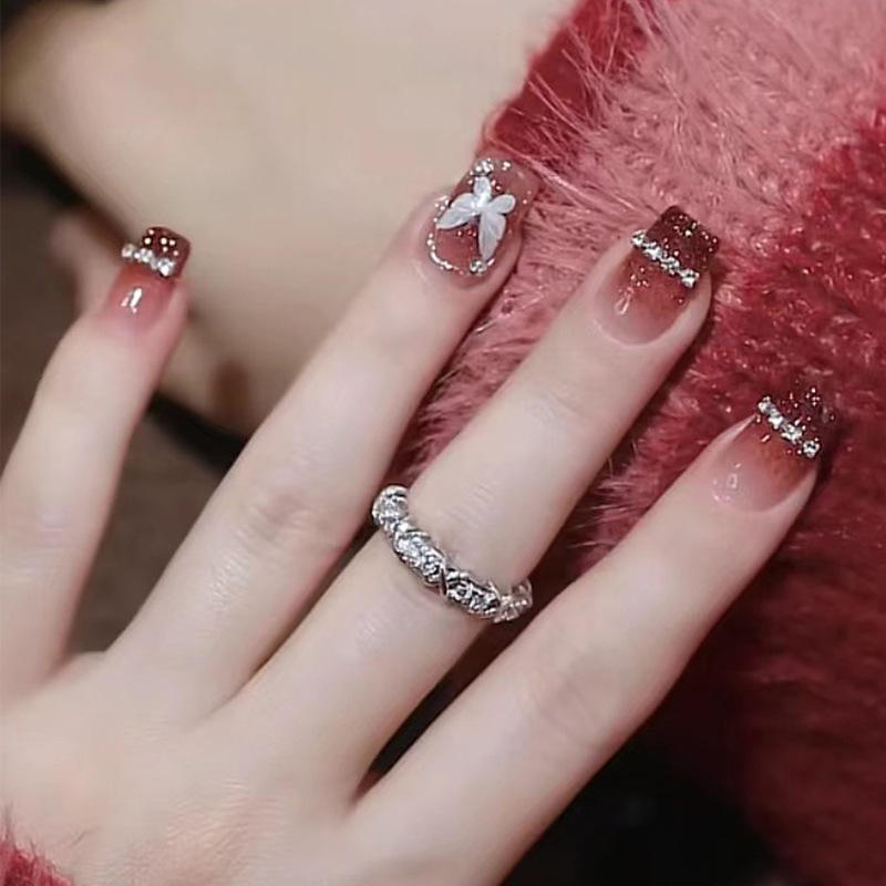 ผีเสื้อหยกสีแดงสีม่วง BY1359