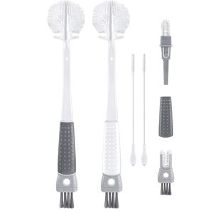 Long Handle <b>Bottle</b> <b>Brush</b> with Straw <b>Brush</b> for Cleaning Glass Sports <b>Bottle</b> Coffee Mug 4 In-1 <b>Bottle</b> Cleaning <b>Brush</b> - Product Image 1