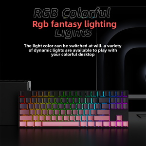 Hzgamer F87Pro 87 RGB Phím Không Dây Bàn Phím Cơ Khí Ba-Chế Độ In Diy Chơi Game & Văn Phòng Bàn Phím - Product Image 6