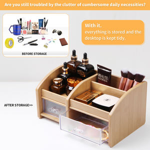 Boîte de rangement multifonctionnelle en bois écologique Glosen <span class=keywords><strong>C2032</strong></span>, compartiment de rangement, capacité de 3 à 6 L, logo personnalisé pour un usage domestique/hôtelier - Product Image 3