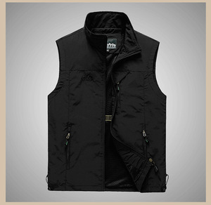 Logo personnalisé hommes vêtements extérieur <span class=keywords><strong>gilet</strong></span> <span class=keywords><strong>grande</strong></span> <span class=keywords><strong>taille</strong></span> décontracté <span class=keywords><strong>sans</strong></span> manches Sport alpinisme coupe-vent <span class=keywords><strong>gilet</strong></span> vestes gilets - Product Image 4