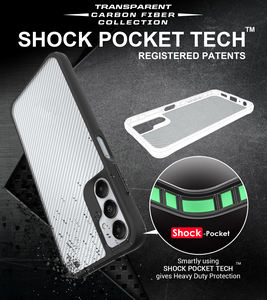 คาร์บอนไฟเบอร์กันกระแทกSlimสําหรับ<span class=keywords><strong>Samsung</strong></span> Galaxy A05S 4G A15 A25 A24 A72 S24 S23 ลื่นFull Bodyป้องกันโทรศัพท์กรณี - Product Image 3