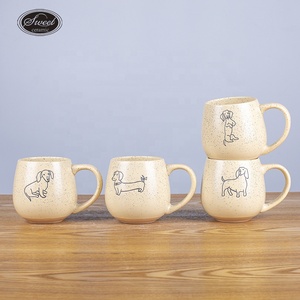 Personalizado lindo perro Logo <span class=keywords><strong>precio</strong></span> de fábrica café porcelana agua blanca para chico regalo <span class=keywords><strong>tazas</strong></span> de cerámica 11oz almacén de EE. UU. - Product Image 1
