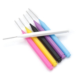 Brosses interdentaires pour <span class=keywords><strong>dents</strong></span> fil <span class=keywords><strong>dentaire</strong></span> cure-<span class=keywords><strong>dents</strong></span> en plastique orthodontique accolades brosse outil de nettoyage des <span class=keywords><strong>dents</strong></span> soins bucco-dentaires - Product Image 1