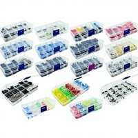 Kit de 17 types d'accessoires électroniques avec LED, boîtier TO-92, vis, prise IC, interrupteur, bouton, composants, Chine