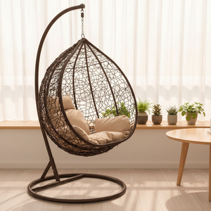 <span class=keywords><strong>Fauteuil</strong></span> balançoire suspendu double d'<span class=keywords><strong>occasion</strong></span> pour l'extérieur et l'intérieur, idéal pour patio, jardin, ou comme lit de repos. - Product Image 6