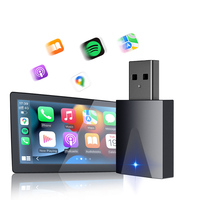 Bon marché OEM ODM OBM W18 16 Mo 64 Mo Double WIFI 2025 Adaptateur Plug & Play Adaptateur sans fil CarPlay Android Auto