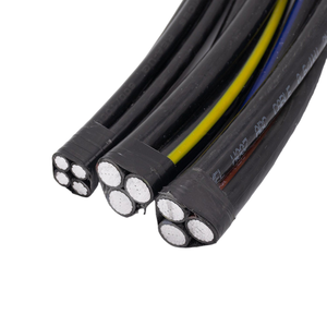 2x50 + 1x16 + N35 ABC CAAI <span class=keywords><strong>Y</strong></span> ASTM B LV Línea cubierta AL + AAAC XLPE Cable Service Drop 4 núcleos <span class=keywords><strong>Fase</strong></span> + <span class=keywords><strong>Neutro</strong></span> con iluminación - Product Image 5