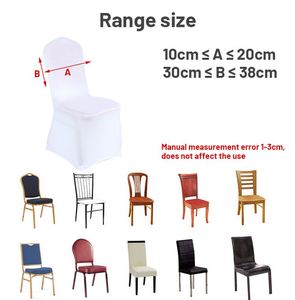 2026 Chair Cover Bows Gold Color Multi-color Stretchy <b>Ribbon</b> Spandex Chair Sashes for <b>Wedding</b> Decoration - Product Image 5