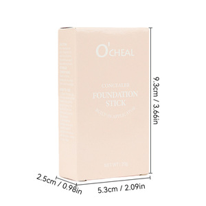 Gran oferta, barra de base correctora mate de cobertura completa ligera de 5 colores con barra correctora blanqueadora de esponja - Product Image 6