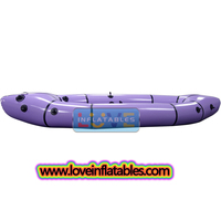Vente chaude classique 2 personnes eau calme Pakraft léger gonflable TPU Kayak pêche chasse course pédale Kayak modèle-Double