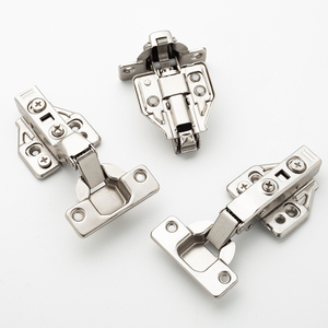 Dobradiça Hidráulica de Aço Inoxidável 3D com 4/6 Furos, Fechamento Suave, Design Moderno para Móveis de Quarto e Armários de Villa - Product Image 4