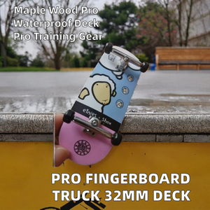 Ejes para Fingerboard Shox Pro de 32mm y 34mm, Madera de Arce Canadiense de 5 Capas, Fundición por Gravedad, Impermeables, Unisex, Piezas para Skateboard Cruiser - Product Image 2
