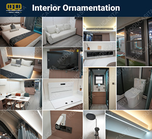 Grande <span class=keywords><strong>Villa</strong></span> prefabbricata della capsula della casa Mobile con il bagno e la cucina per gli hotel e gli edifici per uffici per la <span class=keywords><strong>piccola</strong></span> casa di uso della camera da letto - Product Image 4