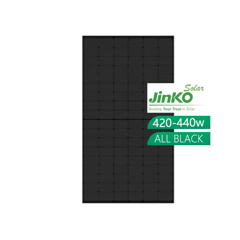 Yüksek kaliteli Jinko kaplan Neo N tipi 54HL4R-B 420-440W tüm siyah MBB 54 yarım hücreleri Mono 420W 425W 430W 435W 440W GÜNEŞ PANELI