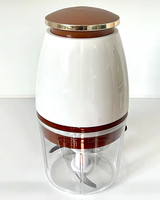 Mini Hachoir Électrique Portable pour Viande et Aliments, Mixeur Multifonction avec Fonction de Broyage, Hachoir à Légumes pour Usage Domestique et Préparation des Aliments pour Bébés, Modèle Allemand