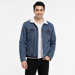 Oversized Denim <b>Jacket</b> For Men Breathable <b>Winter</b> Season Wholesale <b>Cheap</b> Prices Plus Size Denim <b>Jackets</b> For Mens - Product Image 1