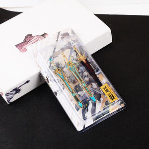 Toptan yeni tasarım Metal Catft alaşım kın kılıç modeli Anime silah süs Metal anahtarlık - Product Image 2