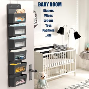 Organizzatore Appeso con 6 Tasche Trasparenti per Armadio, Porta, Camera da Letto, Bagno, Dispensa - Vendita all'Ingrosso - Product Image 4