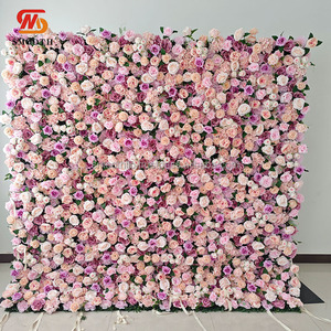 Decoración de Fiesta de Cumpleaños Infantil SMOOTH, Pared de Flores Coloridas, Fondo Floral - Product Image 4