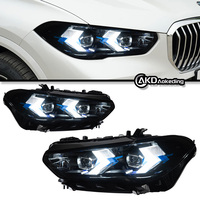 Phare avant BBA pour BMW G05 X5 (2019-2022) avec lentille de projecteur haute puissance, signal dynamique DRL, pièces automobiles