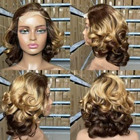 Pelucas de Cabello Humano Virgen con Rizos Naturales, Cierre de Encaje 5x5, Grado 12A, Super Double Drawn, Pelucas Vietnamitas para Mujeres Negras