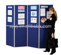 Écran de séparation de pièce en tissu souple portable moderne pliable panneaux de séparation mobiles pour bureau et entrepôt