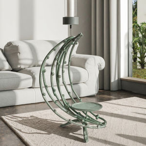 Cast Iron Twig Metal <strong>Tealight</strong> Candle Holder with Gold Wire Elegant Home Decor <strong>Lantern</strong> or Candle Jar - Product Image 6