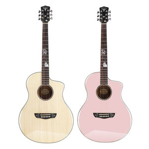 OEM Bullfighter DS-LiMao プロフェッショナルアコースティックギター、マホガニーボディ、メイプルバック/サイド、ライトイエローカラー - Product Image 1