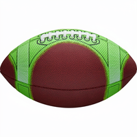 Ballon de football américain XX Beast en PU durable pour jeunes et adultes, entraînement en plein air, jeu