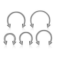 Venta al por mayor de joyería para piercing corporal de titanio ASTM F136: Piercings Daith, Spike, Horseshoe, Septum, Anillos de nariz, Pendientes Helix y para cartílago