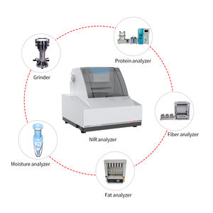 Analizador de humedad de grano NIR de análisis rápido, animales de trigo, máquina de prueba de proteínas de alimentación de pesca, espectrofotómetro NIR - Product Image 3