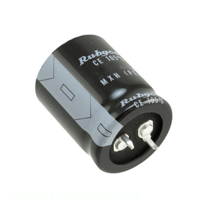 Authorized Distributor CAP ALUM 470UF 20% 200V SNAP TH 200SXC470MEFCSN25X30 Through Hole 470 uF Capacitor - Product Image 1